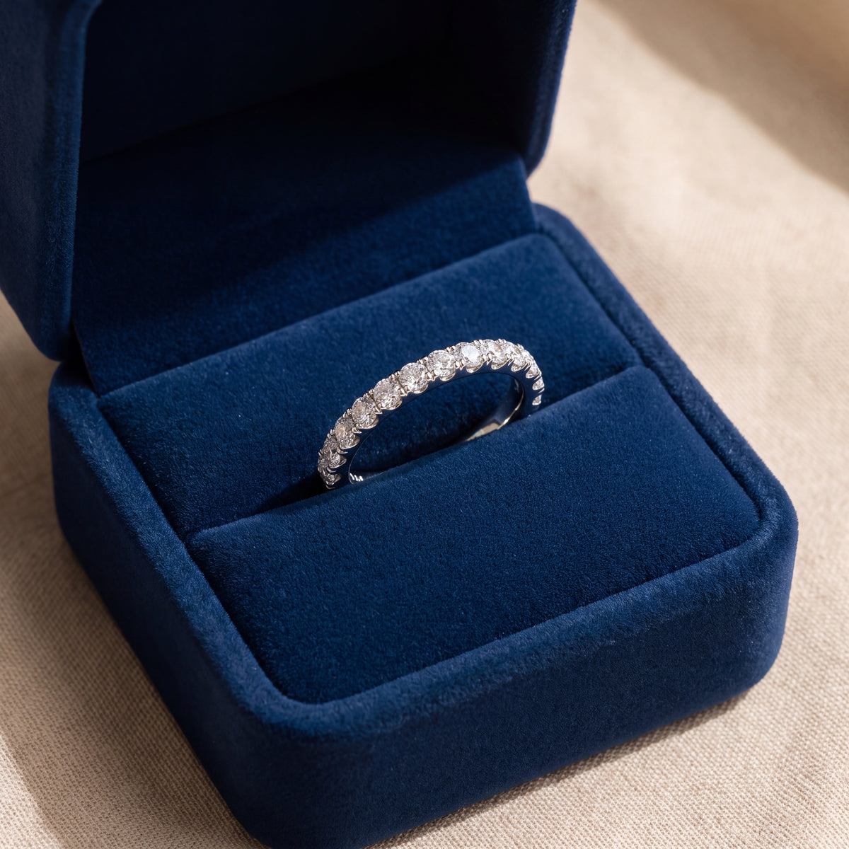 0.36 ct Diamond Eternity Ring in 14K White Gold