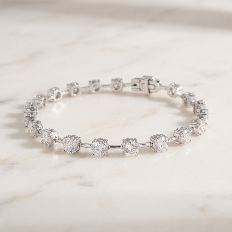 White Gold Diamond Tennis Bracelet