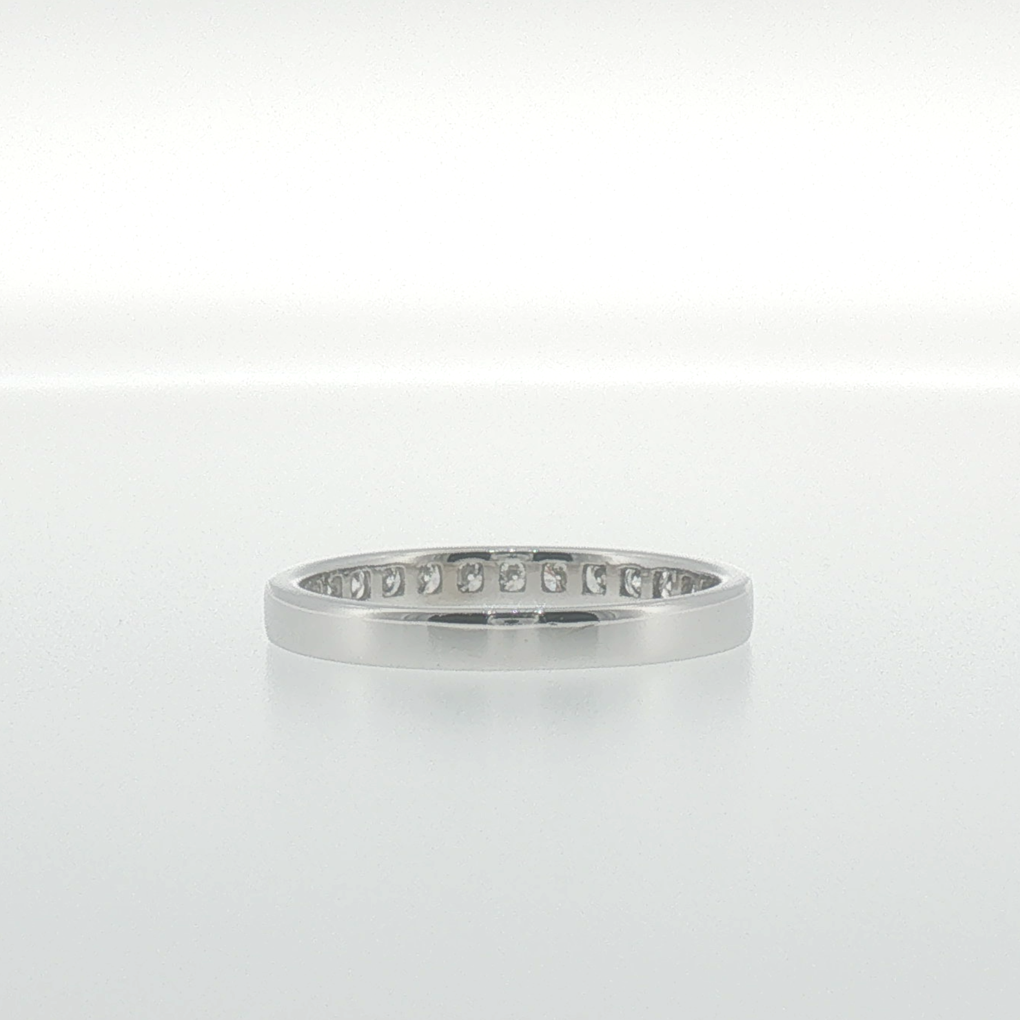 Channel-Set Diamond Band in White Gold