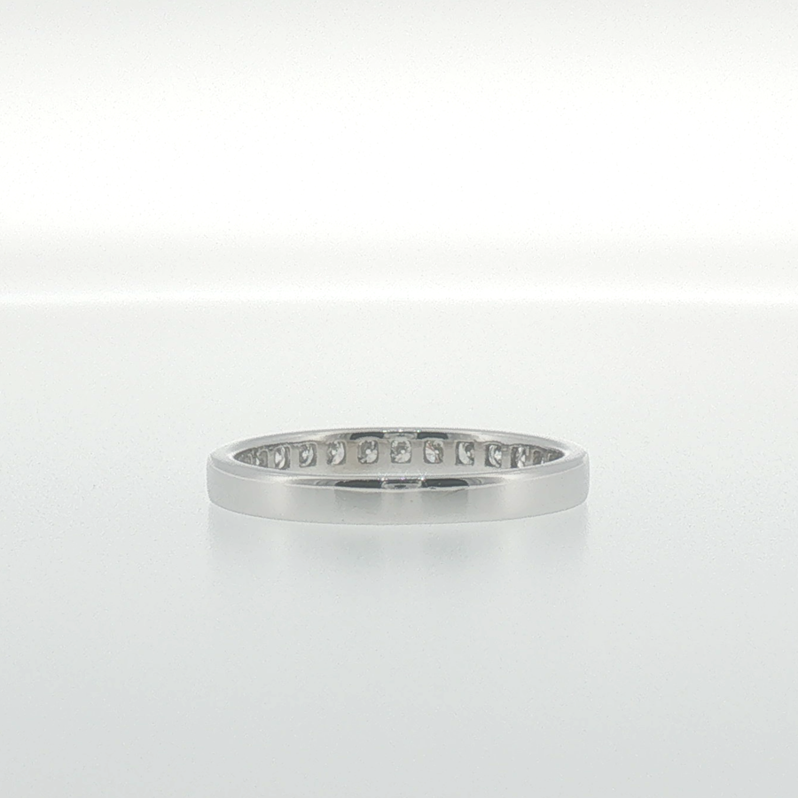 Channel-Set Diamond Band in White Gold