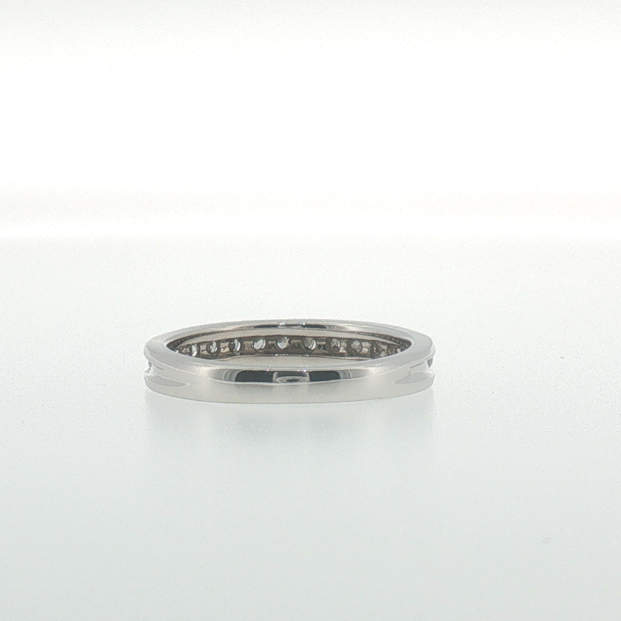 White Gold Channel Set Diamond Band