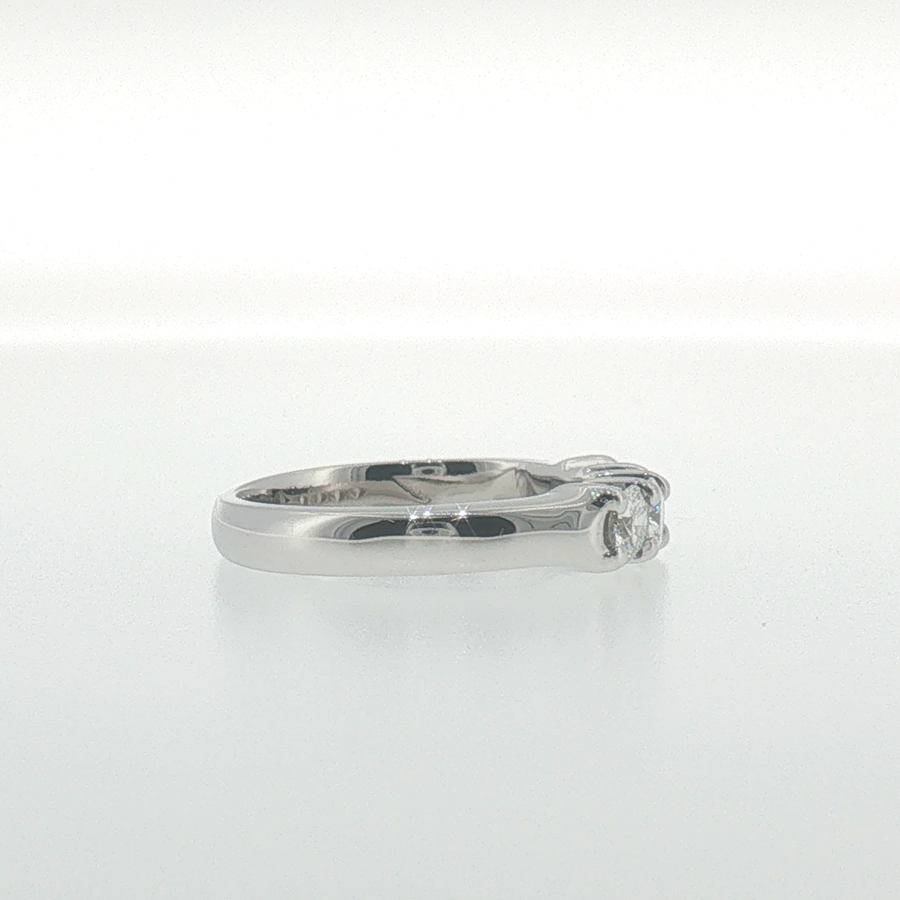 White Gold Four-Stone Round Diamond Band