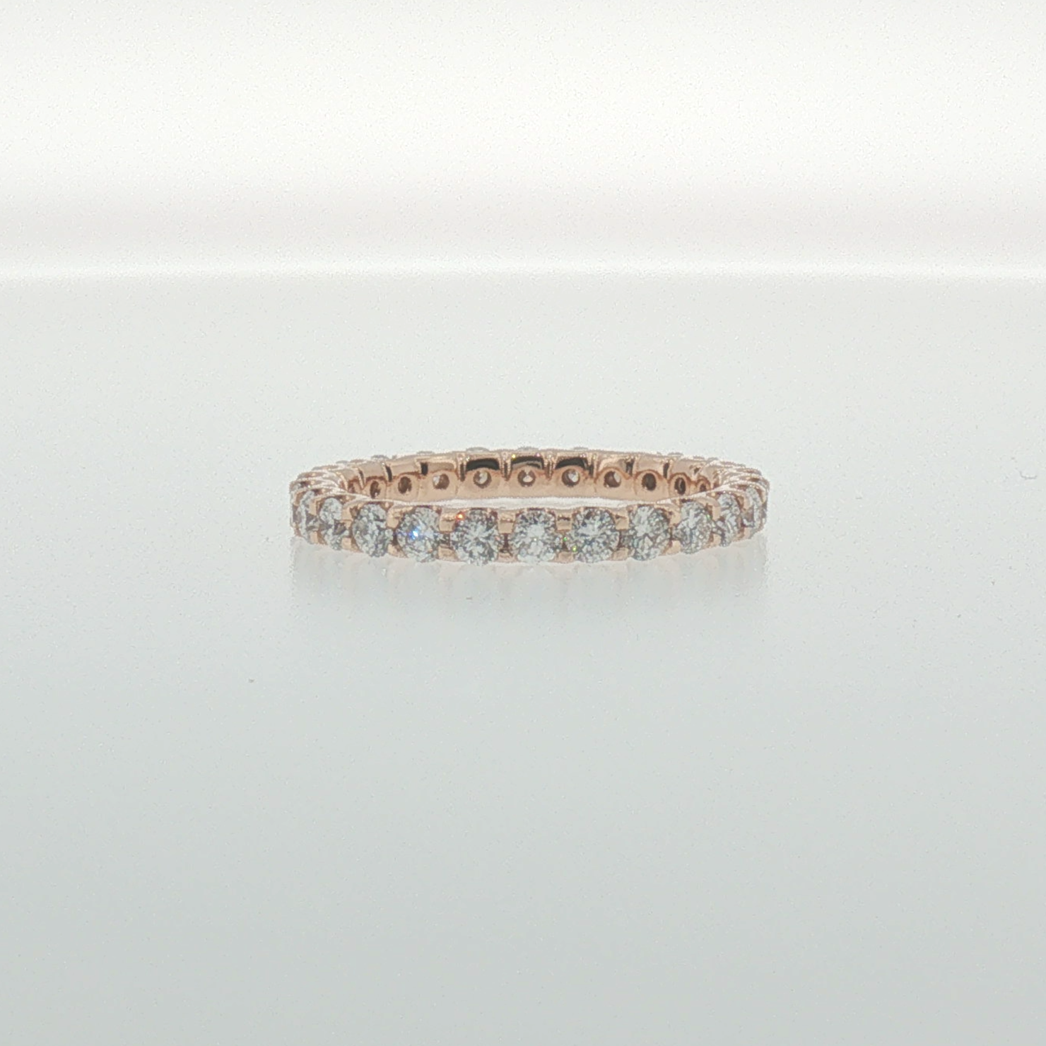 Diamond Eternity Ring in Rose Gold