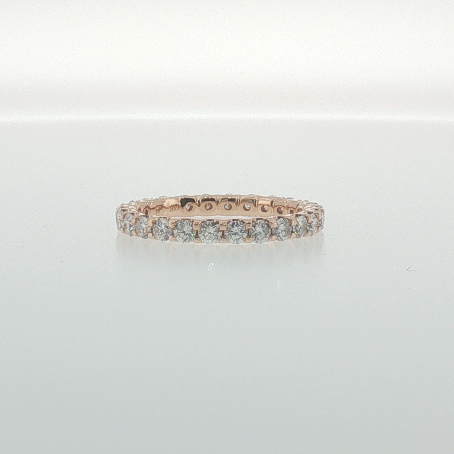 Diamond Eternity Ring in Rose Gold