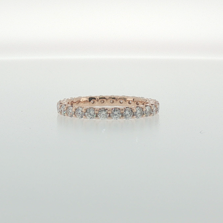 Diamond Eternity Ring in Rose Gold