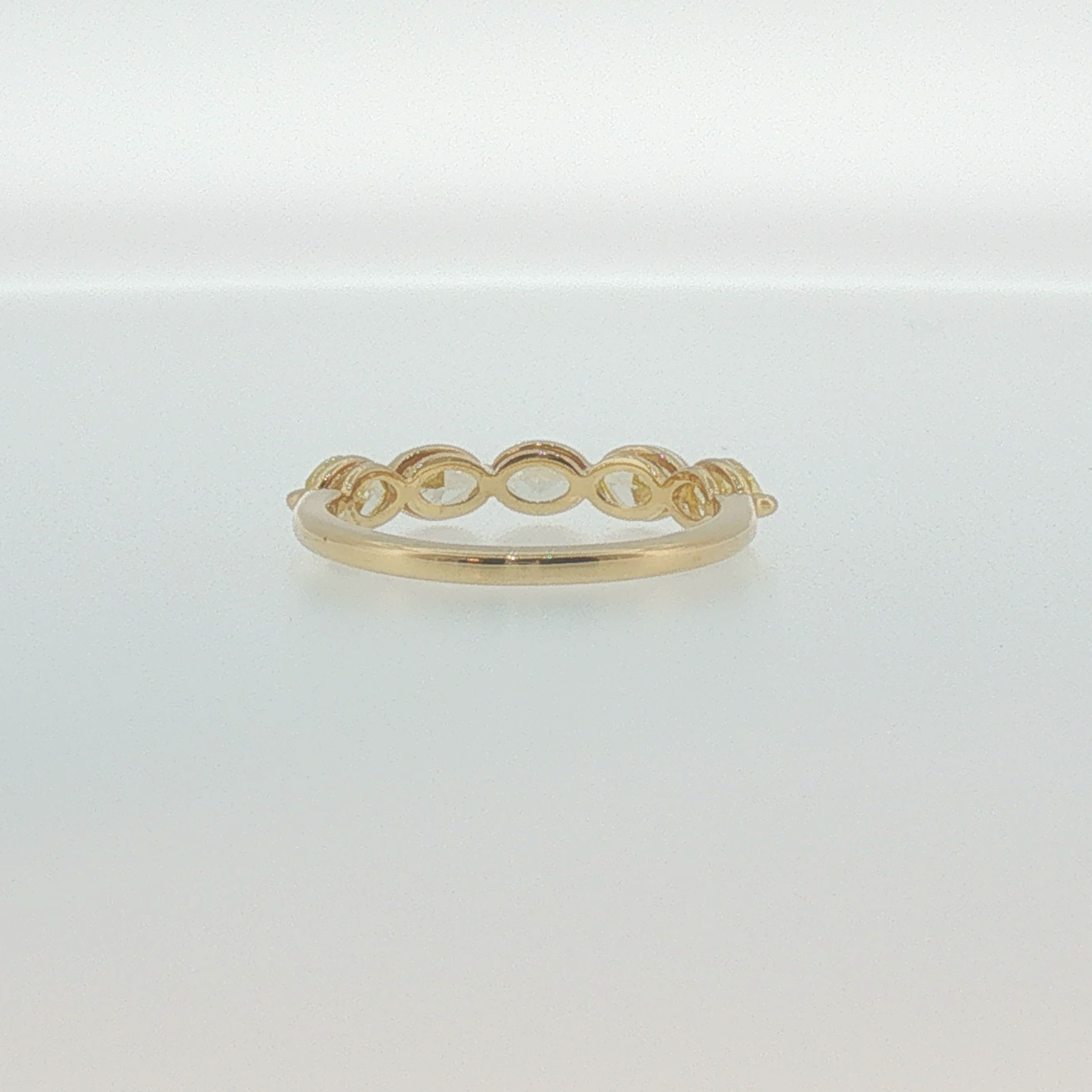 Fancy Yellow Diamond Multi-Stone Ring in Yellow Gold