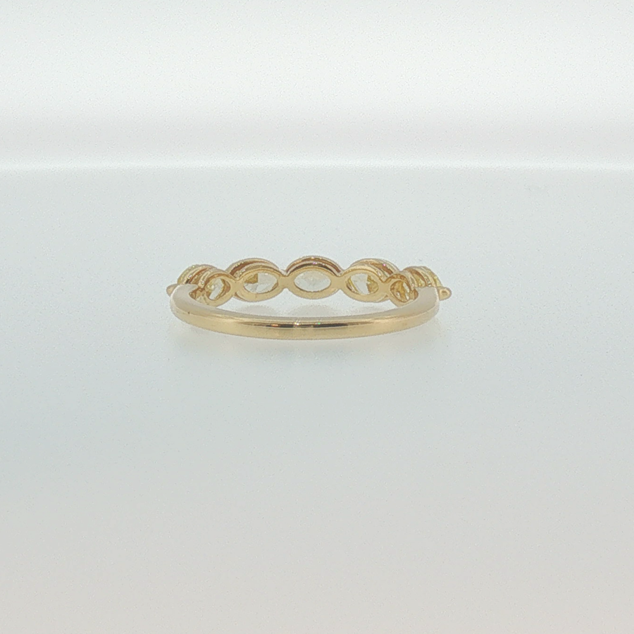 Fancy Yellow Diamond Multi-Stone Ring in Yellow Gold