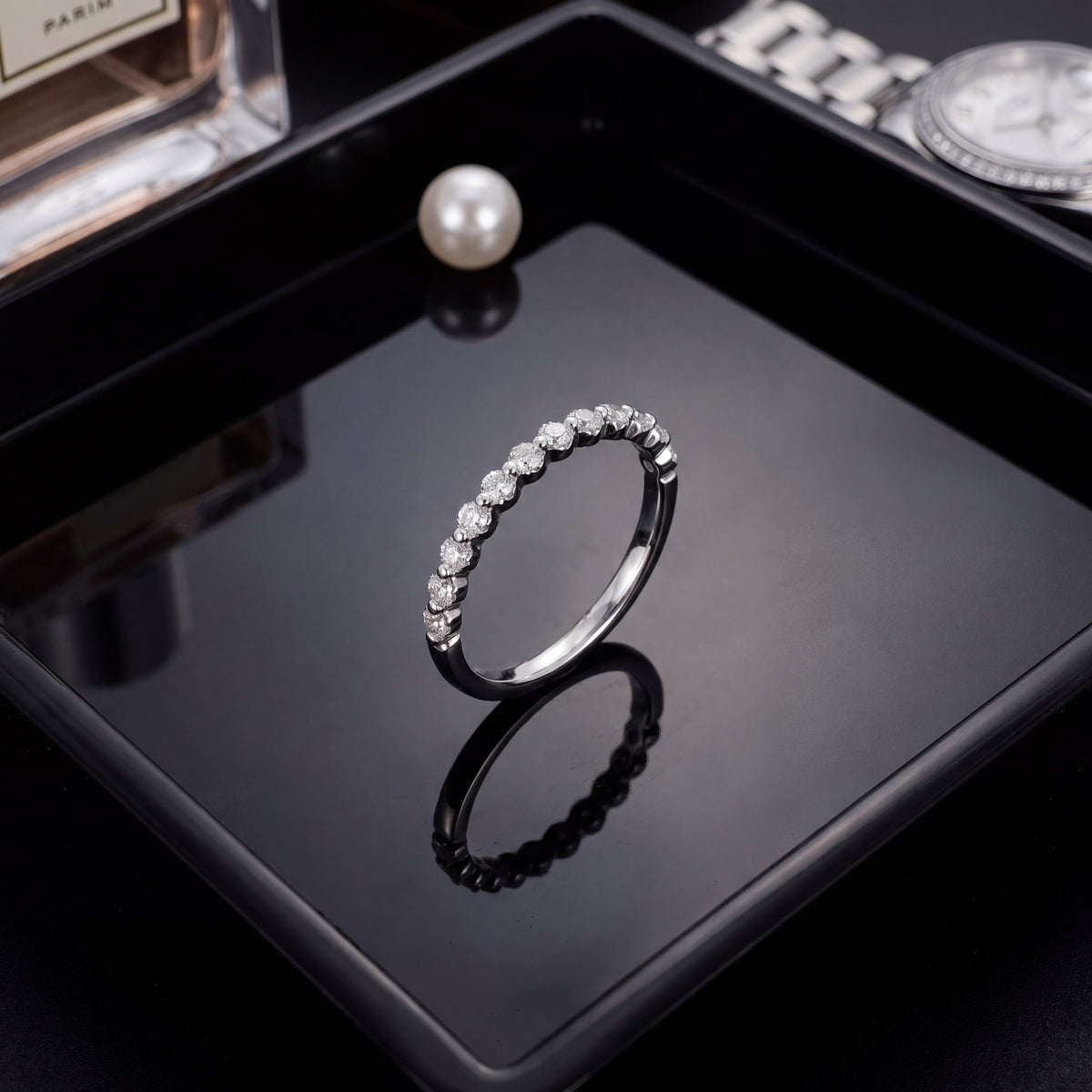 0.35 ct Diamond Eternity Ring in 14K White Gold