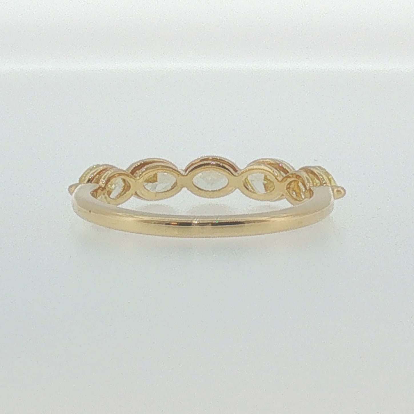 Fancy Yellow Diamond Multi-Stone Ring in Yellow Gold