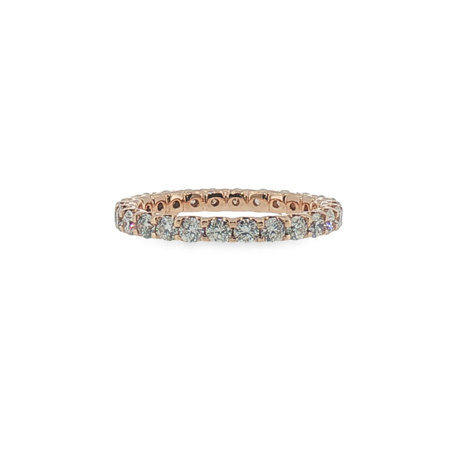 Diamond Eternity Ring in Rose Gold