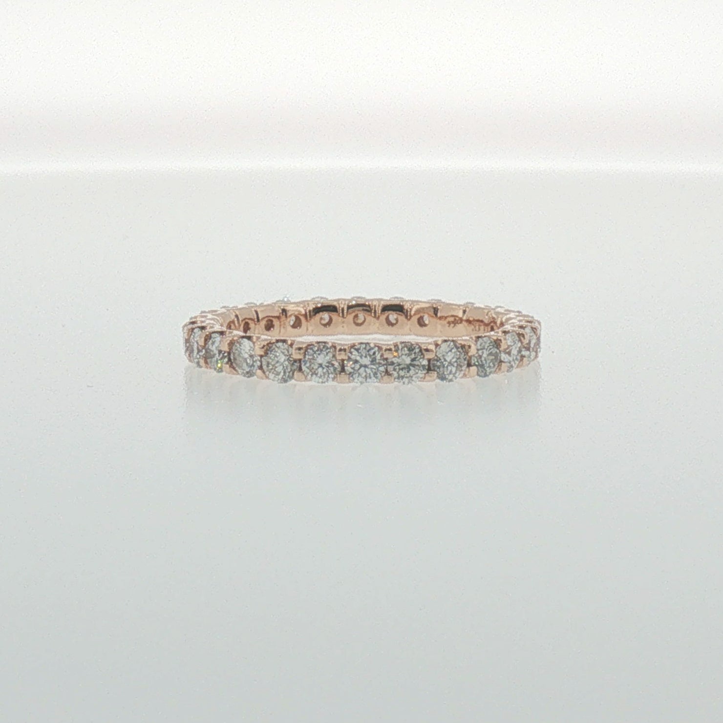 Diamond Eternity Ring in Rose Gold