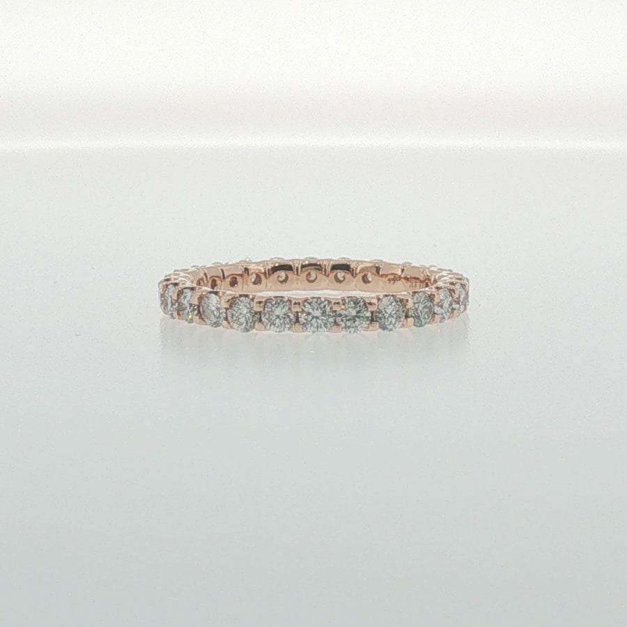 Diamond Eternity Ring in Rose Gold