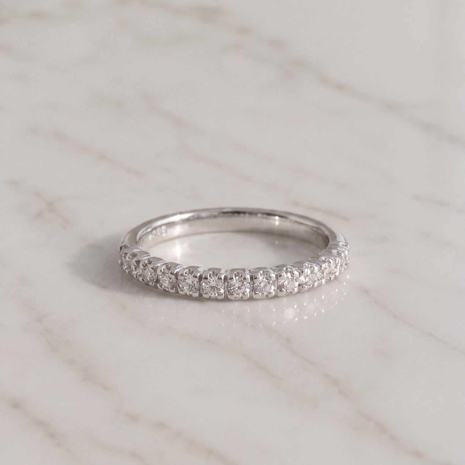 White Gold Diamond Band