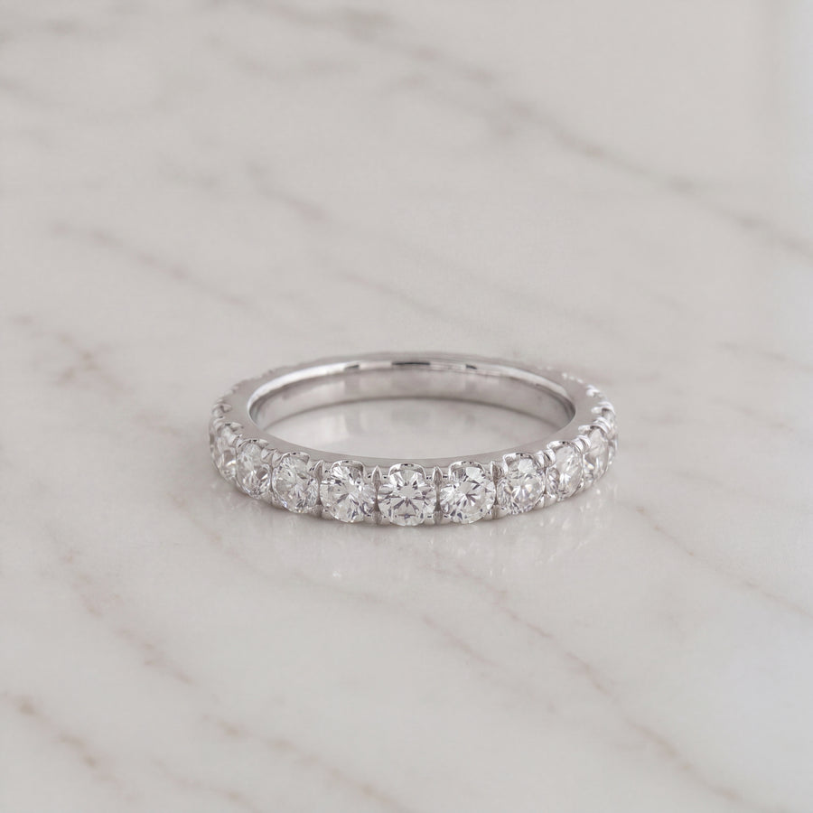 Plain and diamond bands