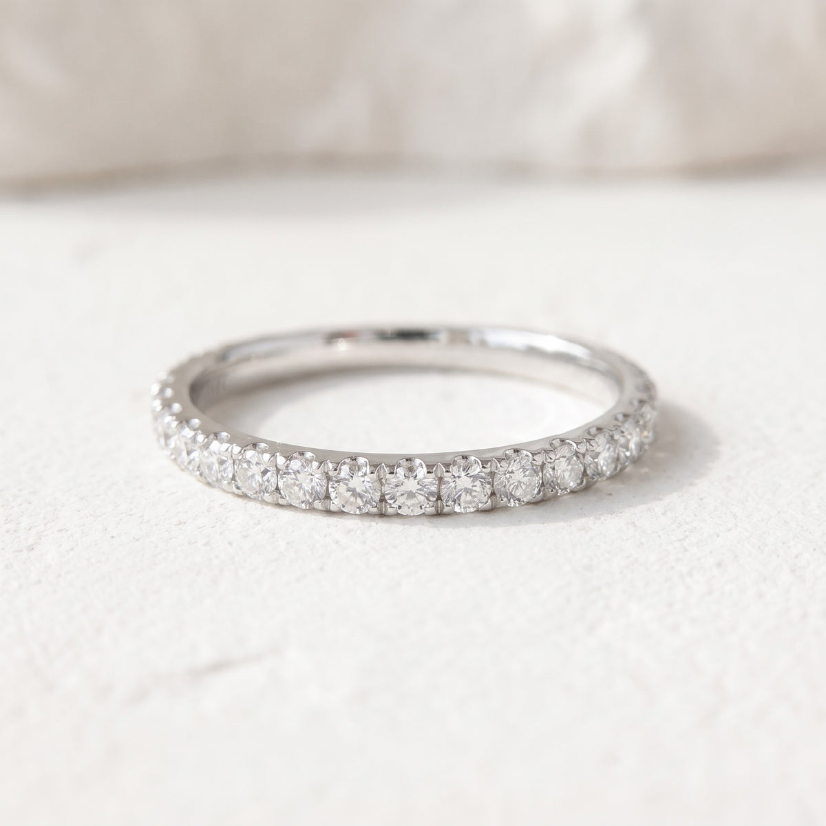 0.36 ct Diamond Eternity Ring in 14K White Gold