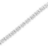 4.56 Carat Diamond Bracelet in 18k White Gold