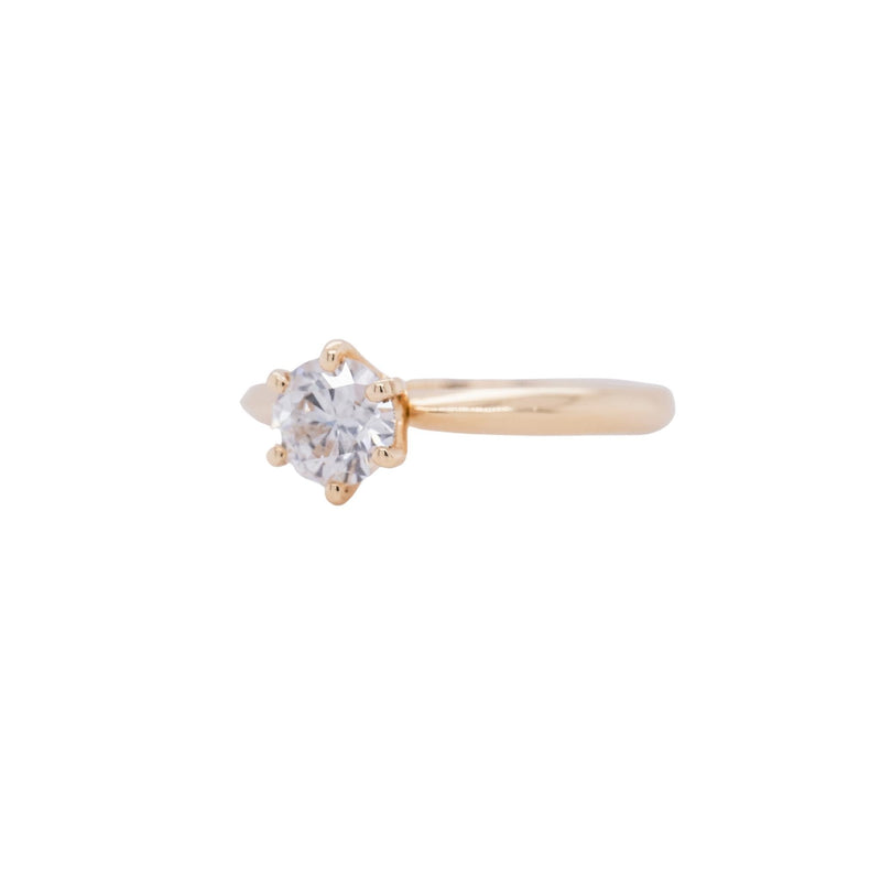 0.71 Carat Diamond Engagement Ring in 14k Yellow Gold