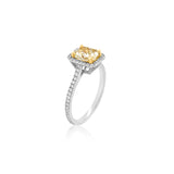 1.02 Carat Diamond Engagement Ring in 14k Two-Tone Gold