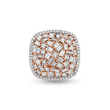 2.67 Carat Diamond Ring in 14k Two-Tone Gold