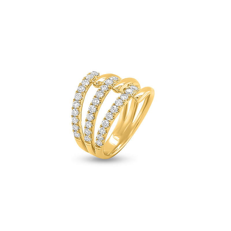 0.72 Carat Diamond Ring in 14k Yellow Gold