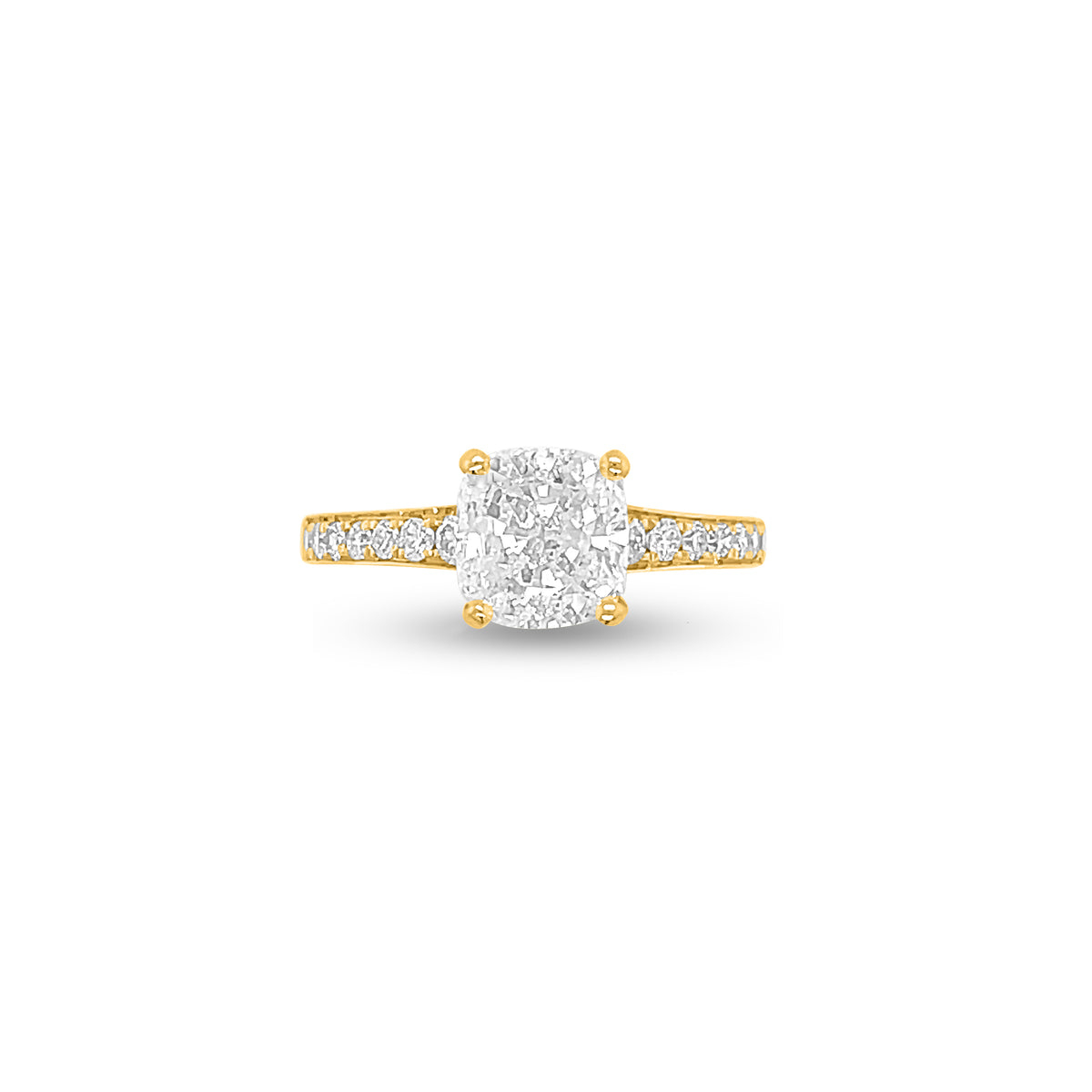 1.52 Carat Diamond Engagement Ring in 14k Yellow Gold