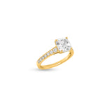 1.52 Carat Diamond Engagement Ring in 14k Yellow Gold