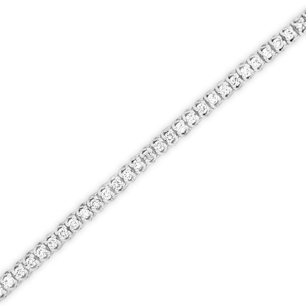 1.80 Carat Diamond Tennis Bracelet in 14k White Gold