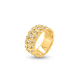 0.83 Carat Diamond Men's Ring in 14k Yellow Gold