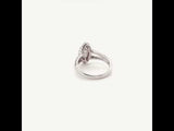 0.75 Carat Diamond Marquise Engagement Ring in 14k White Gold